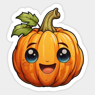 Cute Happy Pumpkin 003 Sticker